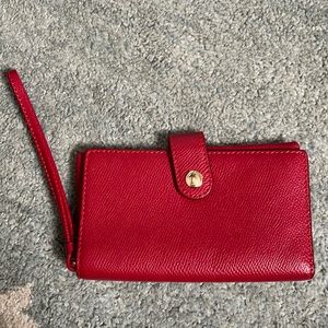 Coach bi-fold wristlet